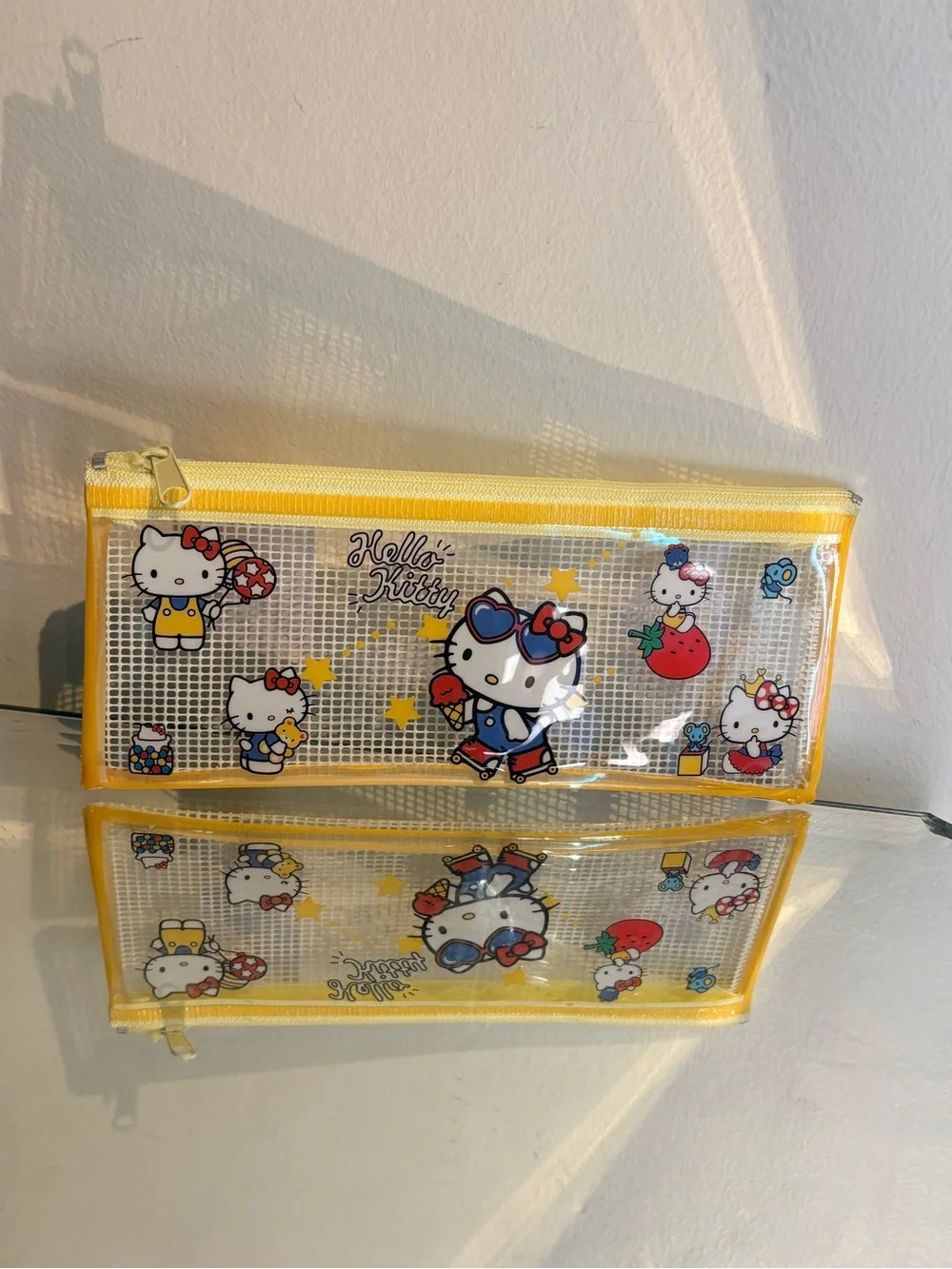 Hello Kitty Rollerblading pencil case NWT.
